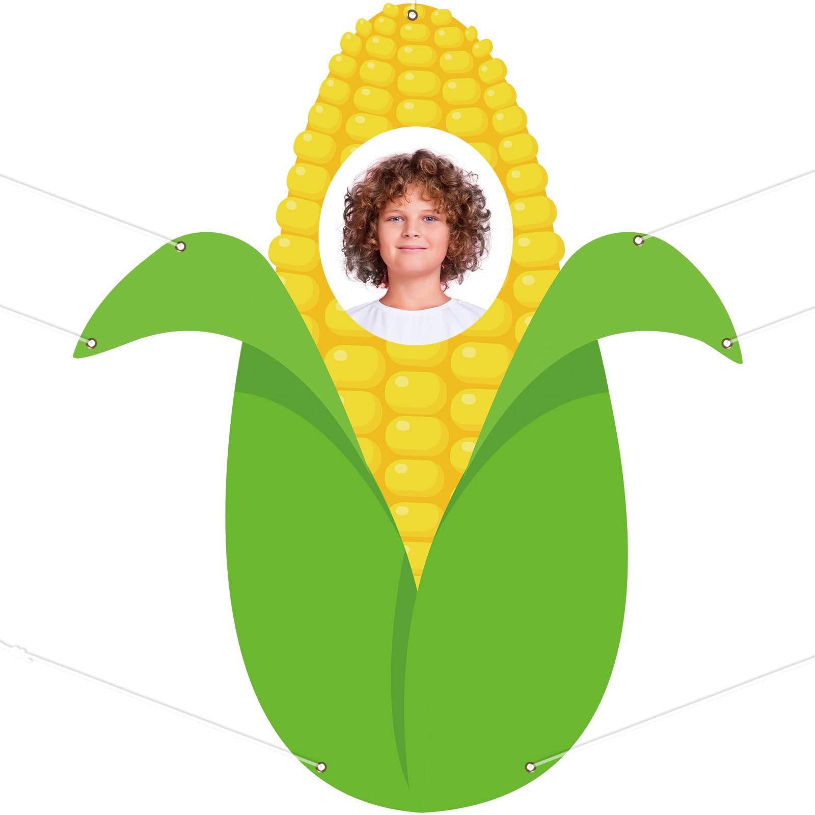 Photo 1 of ****3 PACK****Thanksgiving Party Decorations Corn Photo Prop Selfie Frame Thanksgiving Photography Backdrop Corn Photo Booth Props Large Fabric Fall Backdrop Banner for Autumn Party Supplies Happy Harvest