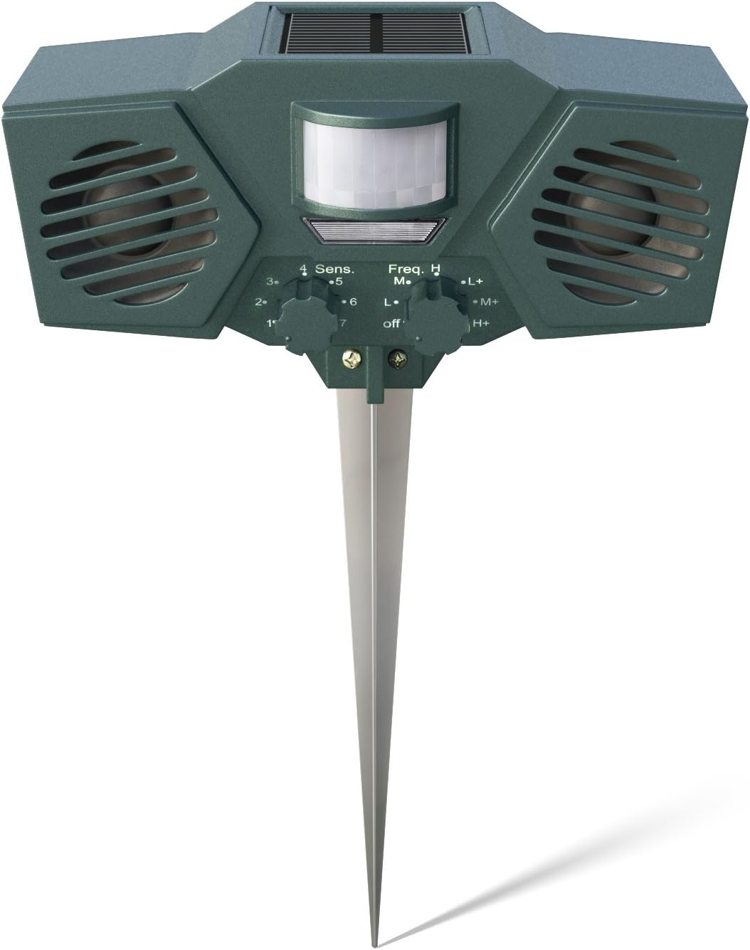 Hoont 8482; Powerful Solar Battery Powered Ultrasonic Outdoor Animal