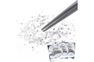 ILOVCKF 1.0 Carat Per Pack Small Size from 0.7mm to 3.0mm Moissanite Loose Stones Super White D Color VVS1 Excellent Round Cut Pass Diamond Tester