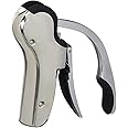 Stainless Steel Wine Opener Compact Vertical Corkscrew Wine Bottle Opener with Foil Cutter