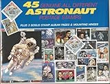 45 Genuine Postage Stamps Assortment - Astronaut