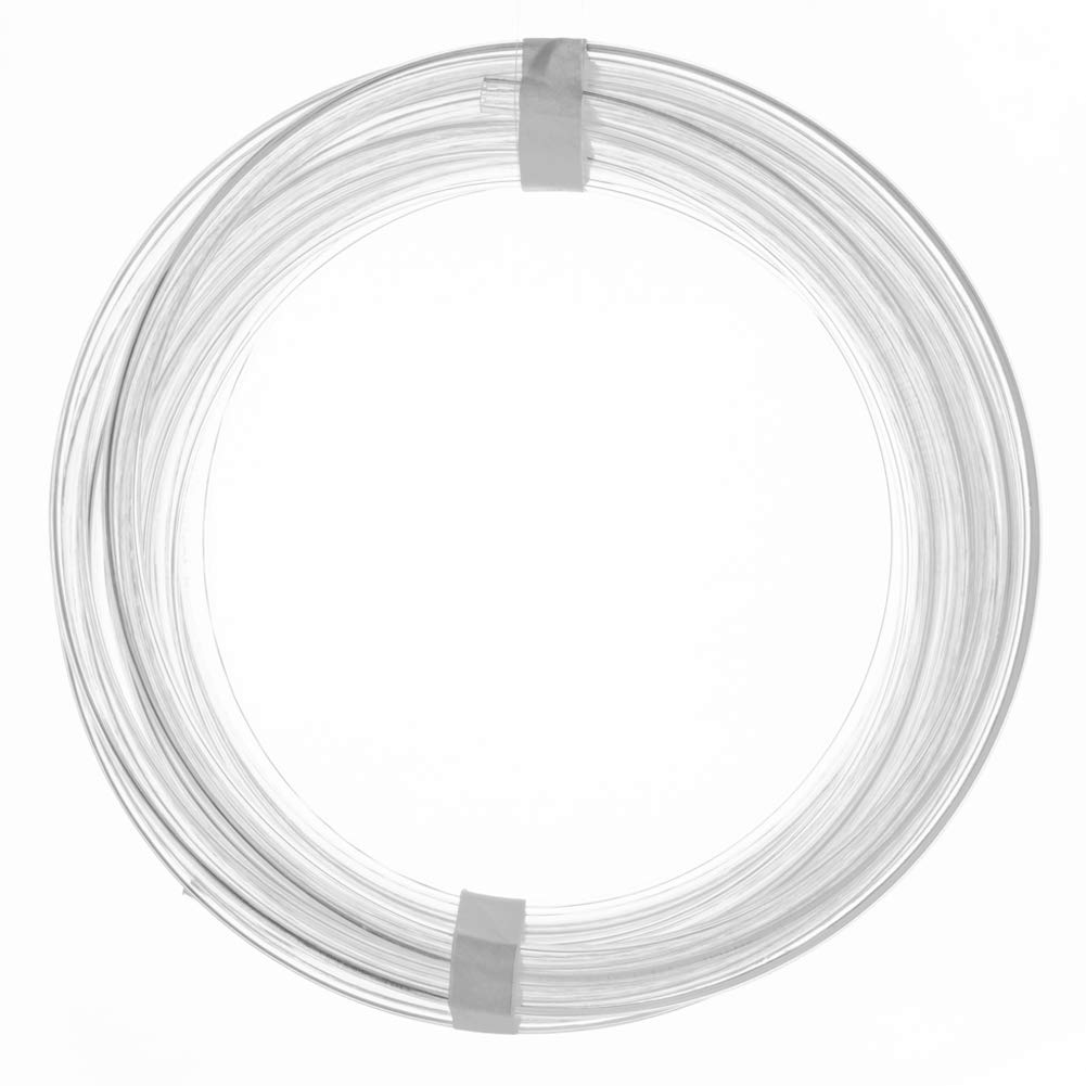 Quickun Pneumatic Tubing 1/4" Tube OD PU Polyurethane Tube Air Hose Line for Air Compressor Fitting or Fluid Transfer (Clear 32.8ft)