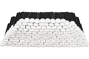 500 Pcs Foam Sticks Cleaning Swabs, 5.1“ Lint Free Square Rectangle Foam Tips Sponge Stick Cleaning Swab Kit for Printer Elec