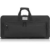 lollwolf 28/32 inch Soft Rifle Case, Short Rifle Bag Gun Case Lightweight, Small Shotgun Bag with Adjustable Shoulder Strap for Outdoor Hunting Shooting,Wall Hanger, Black