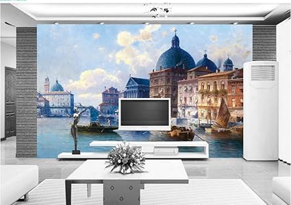Carta Da Parati 3d Murales Da Parete Murale Di Venezia Città