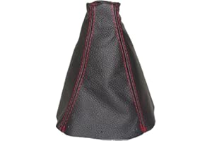 The Tuning-Shop Ltd for Honda S2000 2001-03 Shift Boot Black Leather RED Stitching