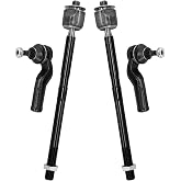 HAWK BROTHER 4Pcs Front Steering Inner Outer Tie Rod Ends Kit | Fits For Ford Focus C-Max 2012-2018, Escape 2013-2019, Transit Connect 2012-2018, ES800955, ES800954, EV800898