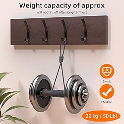 KYOEON Coat Hooks Wall Mounted, 4Packs