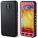 Galaxy Note 3 Waterproof Case, iThrough Waterproof Case, Dust Proof, Snow Proof, Shock Proof Full Sealed Protection Case with Touched Transparent Screen Protector for Samsung Galaxy Note 3(Pink)
