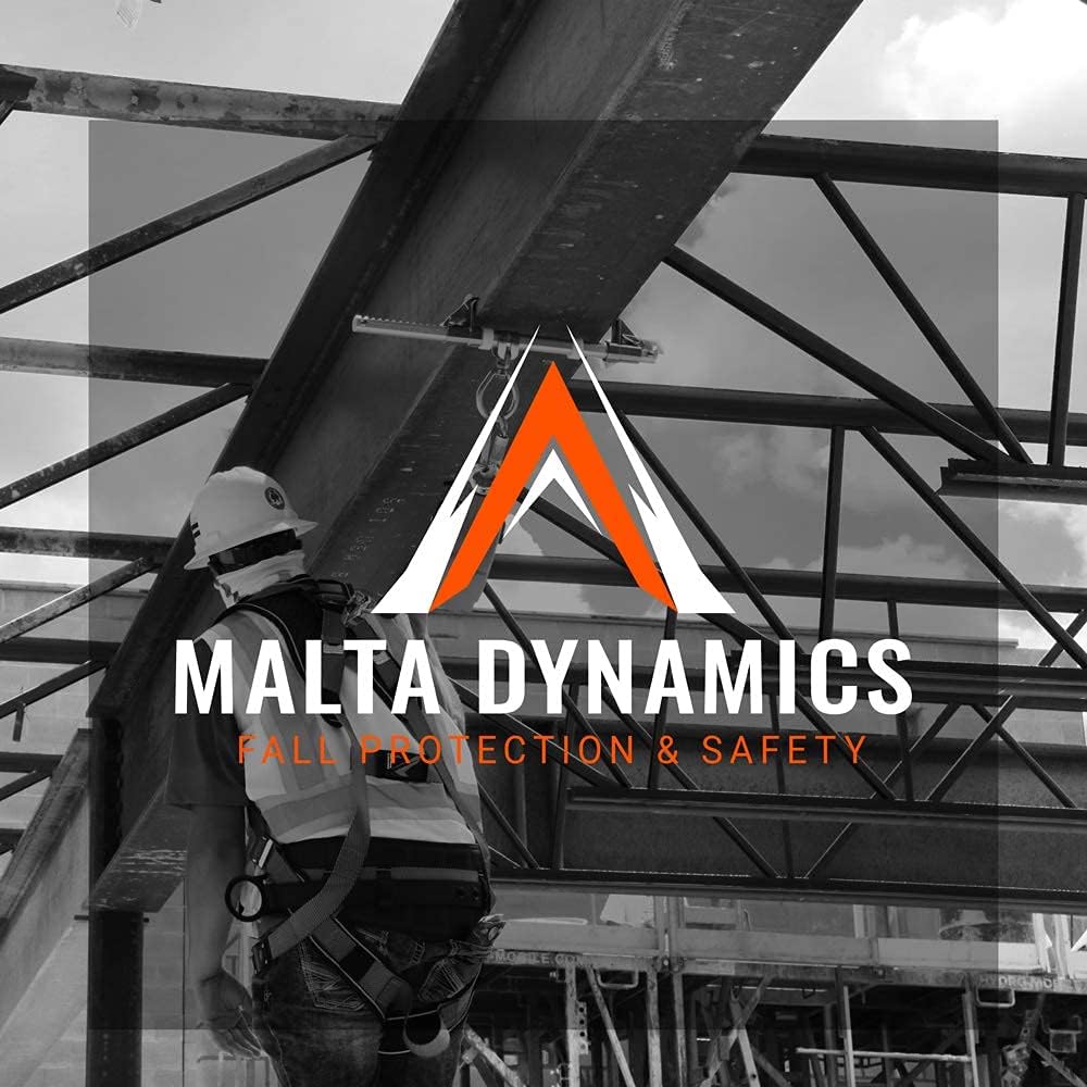 Malta Dynamics 4 pt. Full Brim Style Hard Hat - Multiple Colors Available (1 Pack, Black) - - 