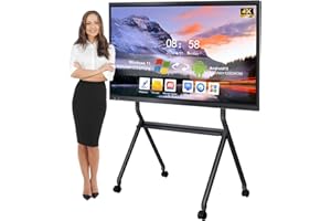 ZPNUZDU Smart Board,55" Smart Board for Classroom Office Home, 4K UHD Touch Screen Open Dual System Smart Whiteboard,Digital whiteboard with 48MP HD Camera(Board+Wall Mount Included)