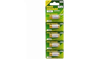 TXY A23 12V Alkaline Battery 23A 12 Volt A23 E23A MN21 Replacement Batteries 0% Hg (5PCS/Pack)