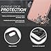iPhone 8 / iPhone 7 Case, DesignSkin [Slider] [Sliding Card Holder Slot] Extreme Heavy Duty 3-Layer Bumper Protection Wallet Cover with Card Holder Case Cover for iPhone 7/8 - Rose Gold
