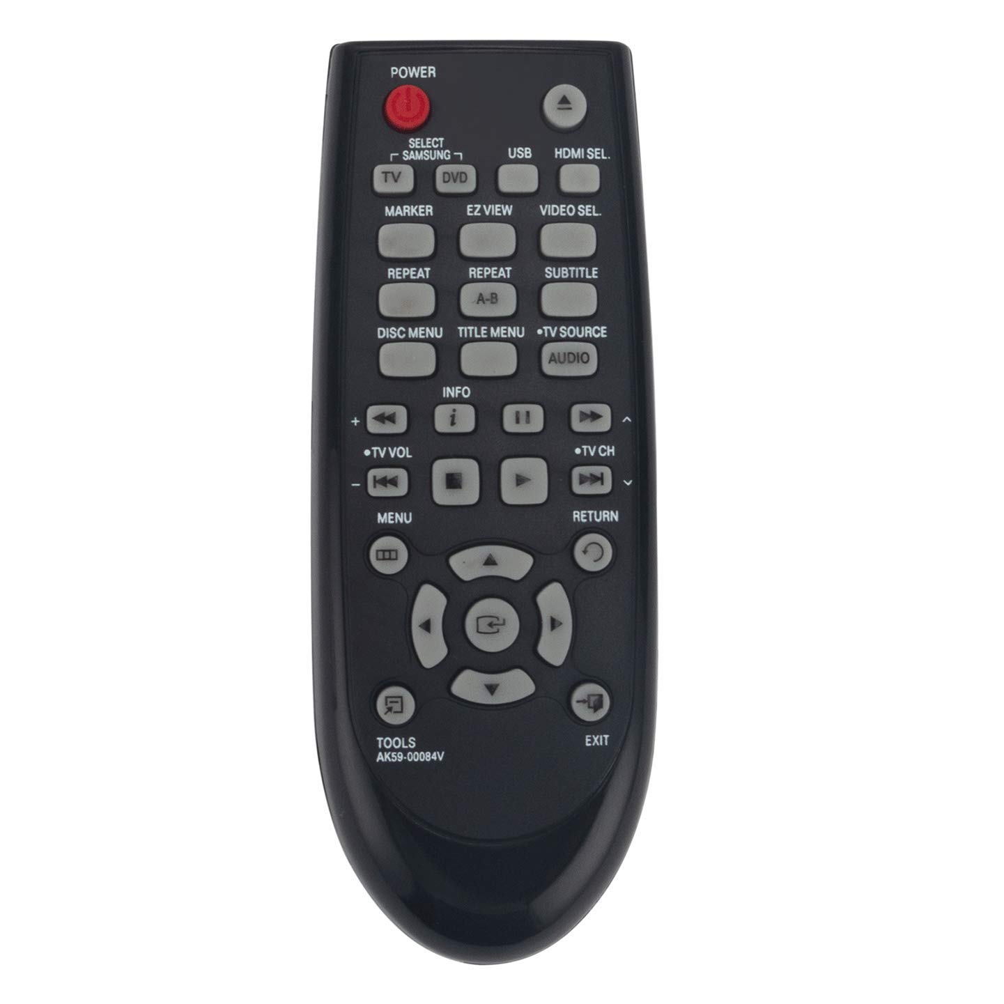 VINABTY AK59-00084V AK5900084V Remote Control for Samsung DVD Player DVDC550 DVDD530 DVDD530XU