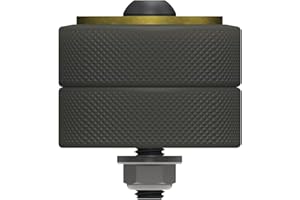 Universal Adjustable Bump-Stop System (1”-2”) By Metalcloak, Maximize Your Suspension Travel, Adjustable to Eliminate Interference from Tire/Body, and Gold Zinc Finished Bump Plate