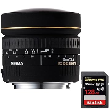 Sigma 8 mm f/3,5 EX DG Circular lente de ojo de pez para Canon EOS ...