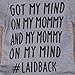 Newborn Baby GOT MY MIND ON MY MOMMY Funny Bodysuits Rompers Outfits Gray(6-12M, gray)