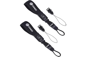 Wrist Straps for DSLR and Compact Cameras - 2 Pack - Extra Strong and Durable - Comfortable Neoprene Bracelet - Adjustable Fi