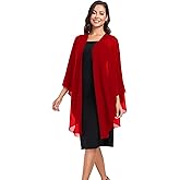 TONGFANTFL Shawls Wraps for Evening Wedding Party Chiffon Scarf Soft Bridal Wraps Wedding Guest Shawl Coverage