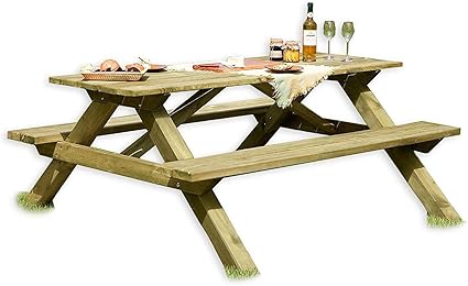 Picknicktisch / Amazon De Estrucmader Picknicktisch Mit Ruckenlehne Aus