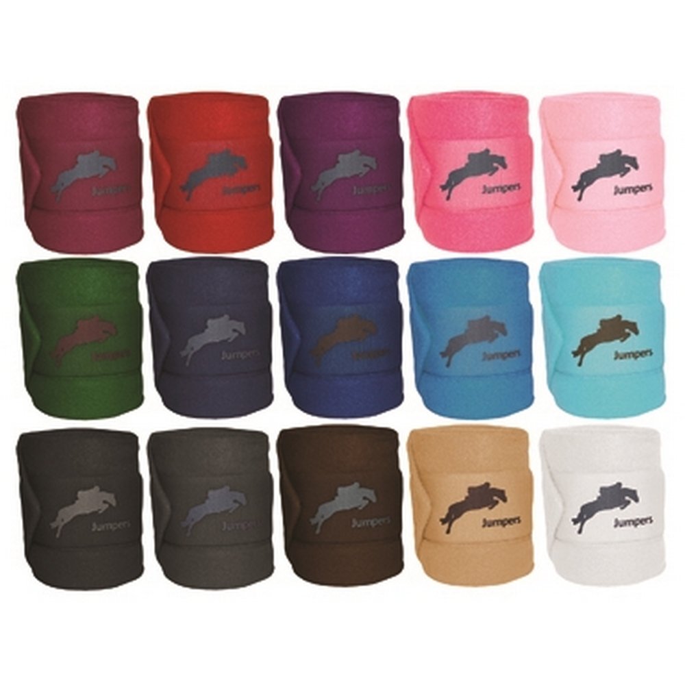 Jumptec Unisex Adult 540061 Double Sided Polo Bandages - Fuchsia, One Size