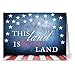 Note Card Cafe Patriotic Greeting Cards with Envelopes (Pack of 36) Unique Patriotic Phrases Design | Red Envelopes Included | Blank Note Card, Glossy Cover