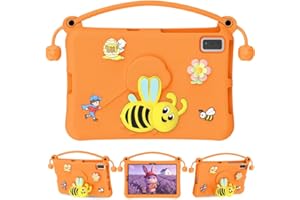 Tillytech Case for Samsung Galaxy Tab S6 10.5 Inch SM-T860 SM-T865,Cute Cartoon EVA Kids Friendly Case Built-in Handle | Bee 