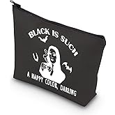 TSOTMO Morticia Addams Dark Forces Zipper Pouch Makeup Bag Horror Goth Queens Gift (DARLING)