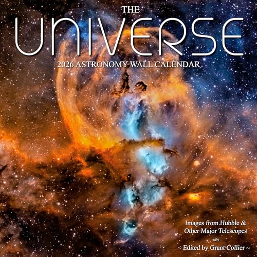 The Universe 2026 Astronomy Wall Calendar: Images from NASA's Hubble Space Telescope - Galaxies, Nebulae, more (12
