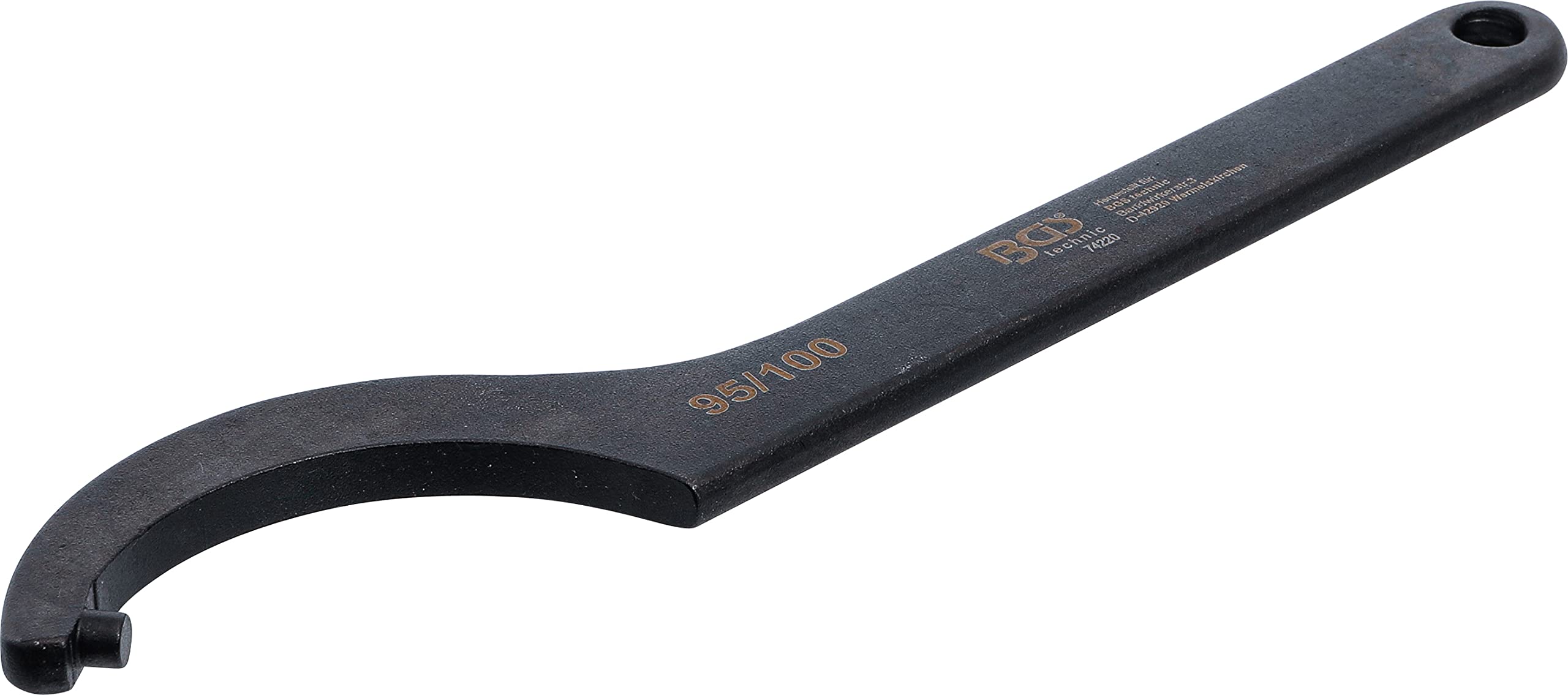 BGS 74220 | Hook Wrench with Pin | 95 - 100 mm