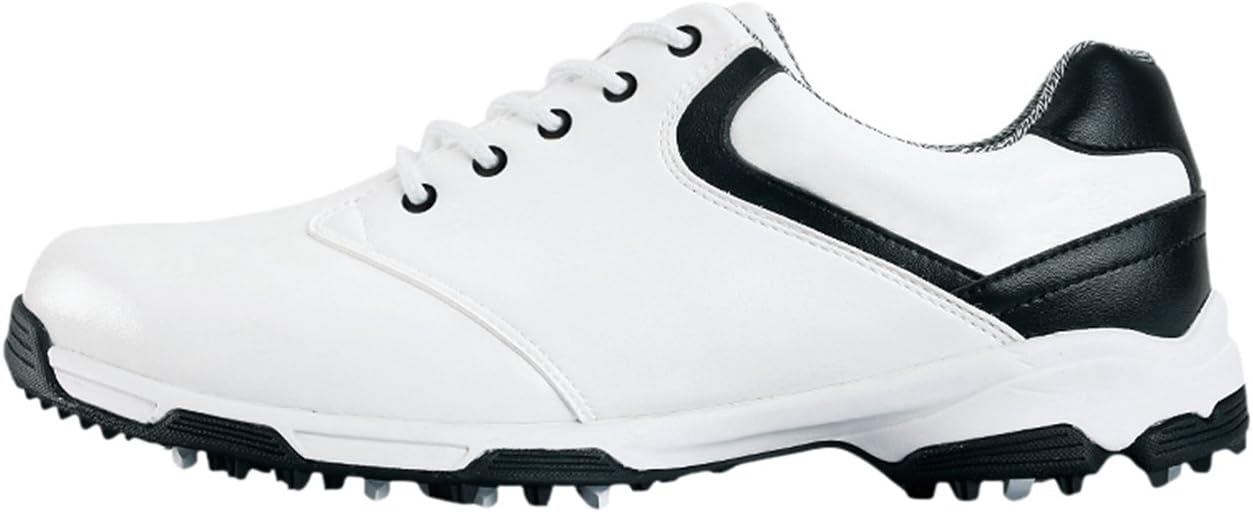 Anti-Skid Waterproof Golf Shoes with Spikes for Men