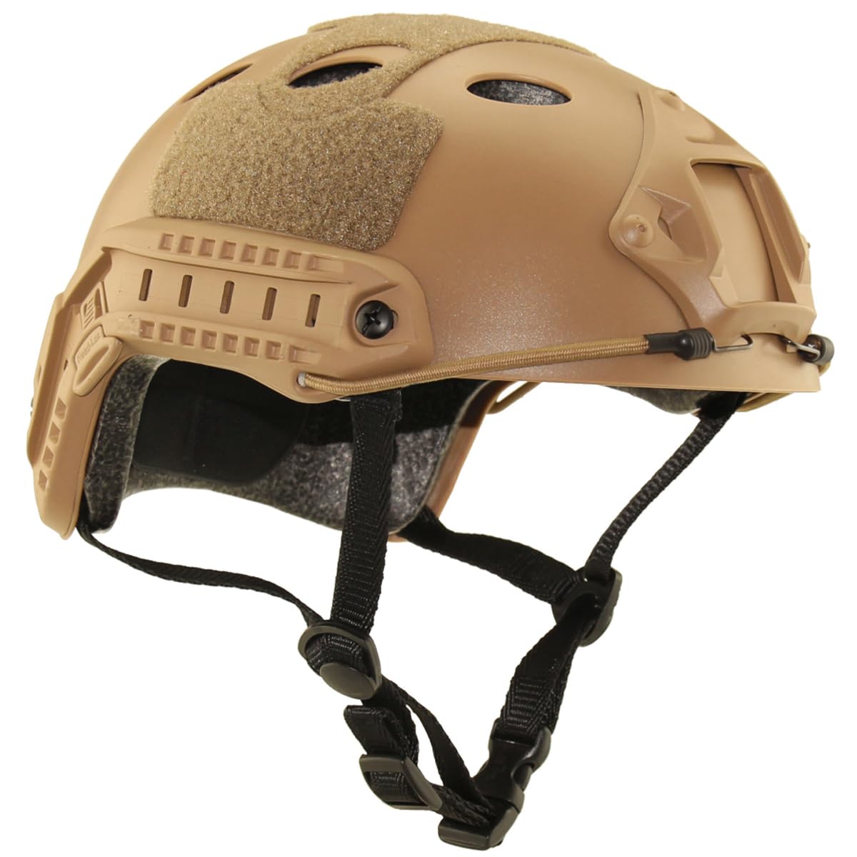 Tactical Helmet, Airsoft Army Military Style PJ Type Fast Helmet with NVG Mount Goggles for CQB Shooting Paintball — image 1
