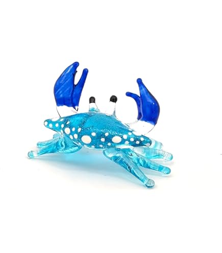 RHAIYAN Handmade Art Glass Blown Seahorse Hippocampus Animal