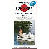 Topspot Map N204 10 Thousand Islands Florida Area Fishing and Recreation Map
