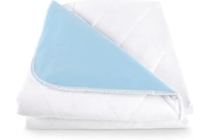 Washable Incontinence Bed Pad Deluxe Bed Underpad Reusable Wetting Waterproof Durable Absorbent for Adults Kids Elderly Senio