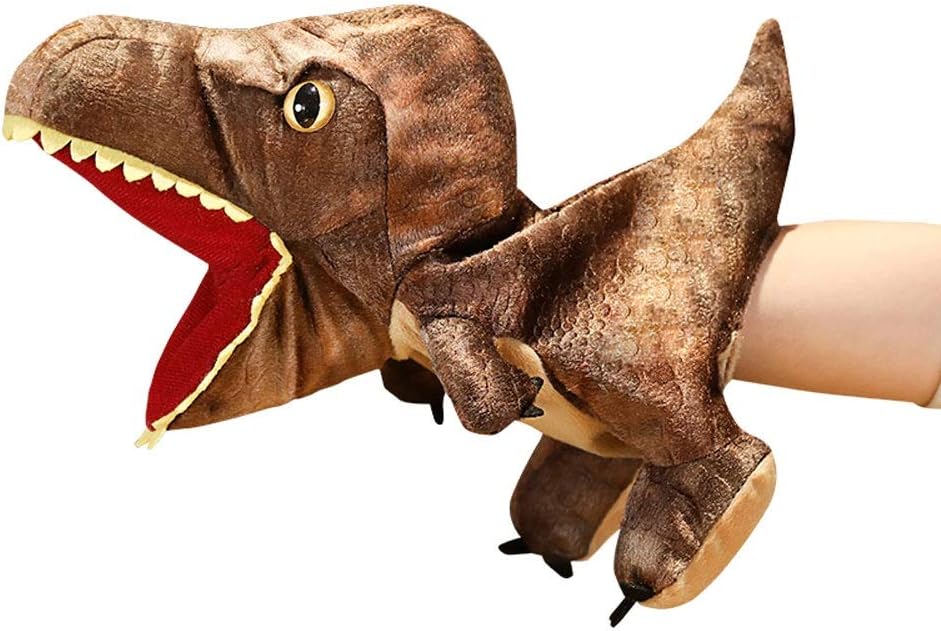 YXWJ 30cm Dinosaur Hand Puppet Plush Toy Cute Plush Simulation
