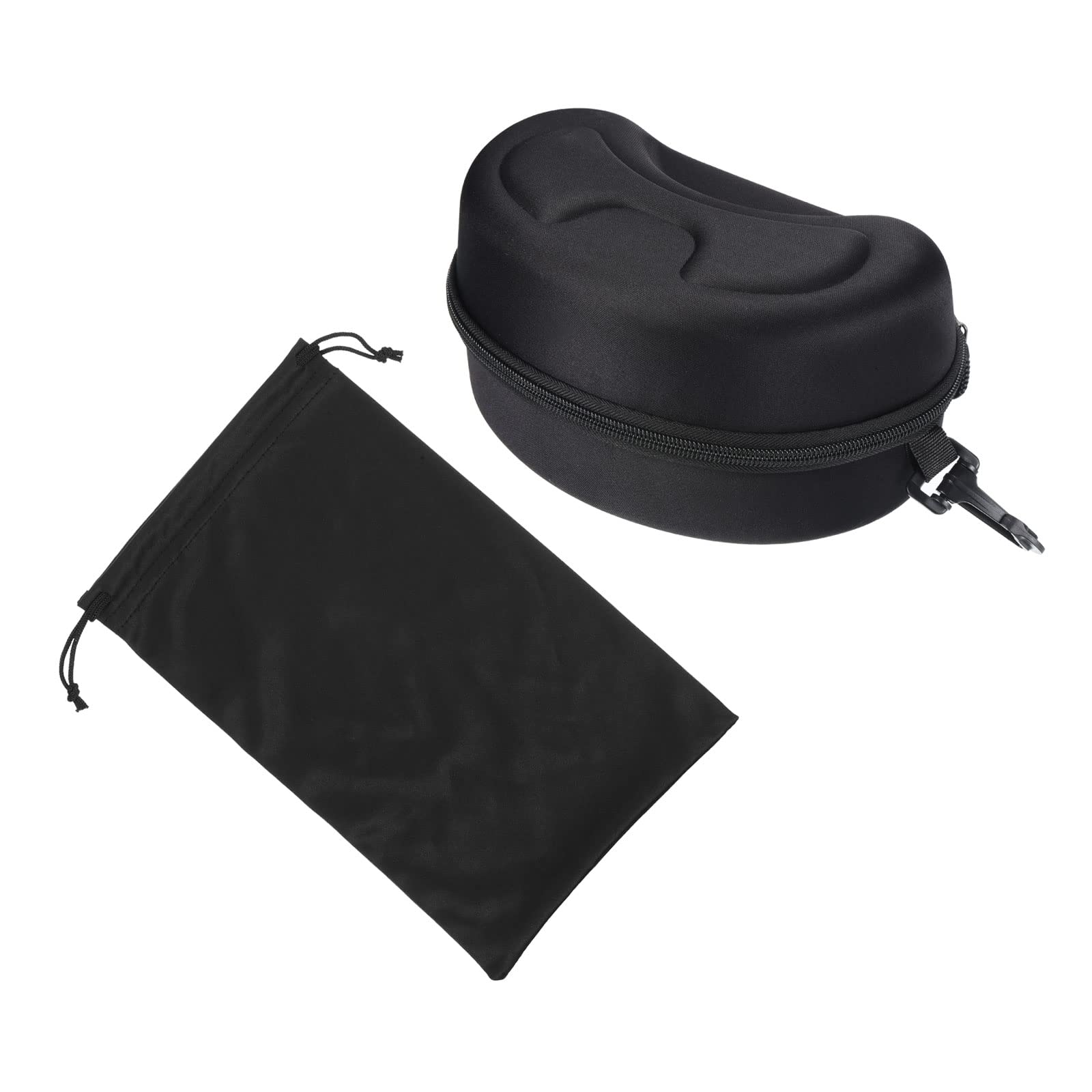 PATIKIL Snow Goggle Bag & Case, EVA Glass Case with Microfiber Ski Goggles Pouch for Eyeglass Sunglasses