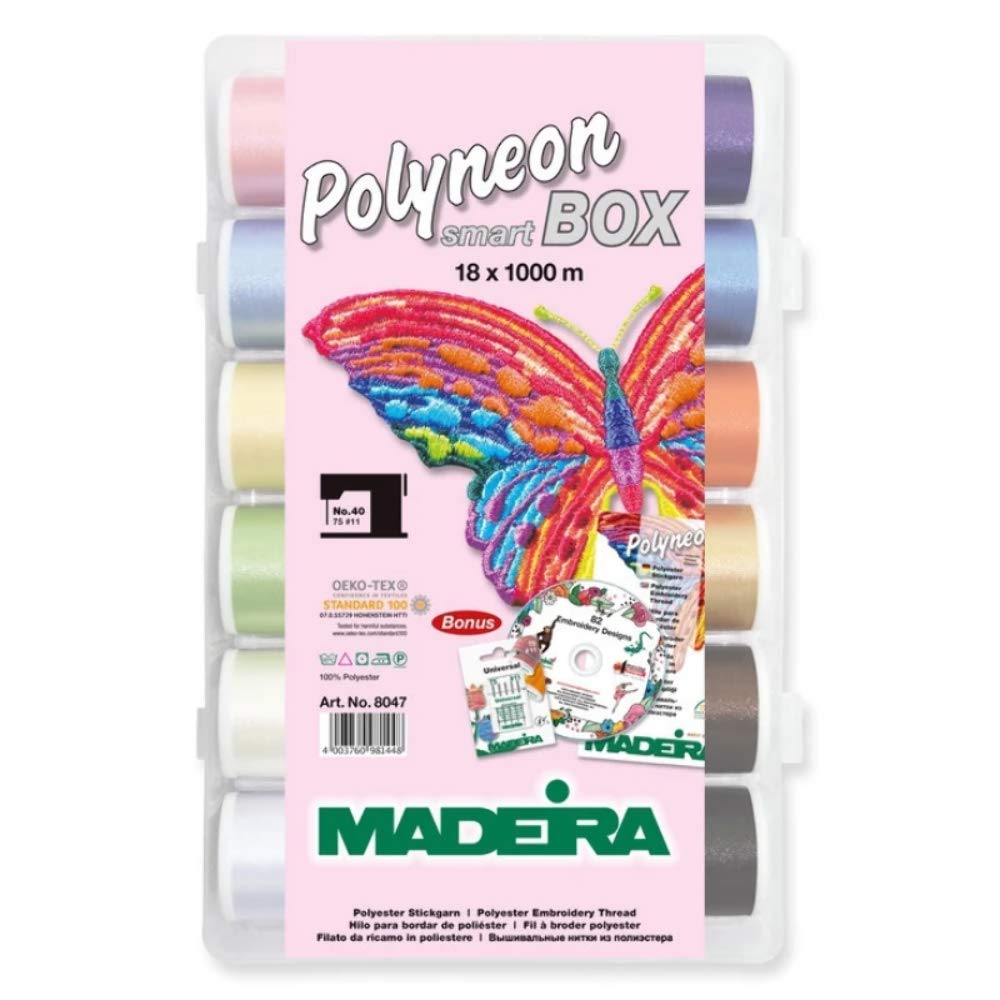 Madeira|Smartbox: Polyneon No.40: 18x 1000m: Spools |Multi | 8047