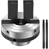 3-1/4 inch 2-Jaws Pen Drilling Wood Lathe Chuck with 1" X 8TPI Headstock Thread, Dedicated Reversible Self-Centering Pen Drilling Lathe Chuck for Woodturning Pen Turning Lathe