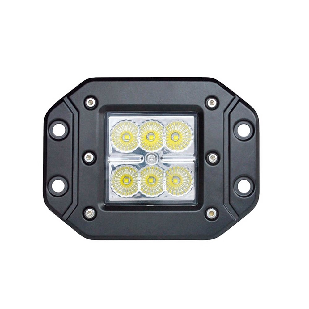 4.8 Inch Led Fog Light Bar 18W Outdoor Led Light Bar 6500K 1530LM Night Driving Lights Off Road Lights Led Flood Light Kit for 4X4 Cabin Boat Ship SUV ATV Deck Mining,1PC(18 monthes Warranty)