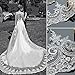 3 Yards Bling Paillette Lace Trims Sequins Embroidered Lace Trims for Bridal Accessories Supply 9inch (22cm) Wide White Color
