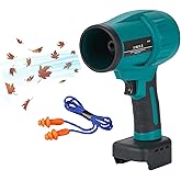 Heimerdinger Cordless Dust Blower Compatible with Makita 18V Battery(Not Included) - Lightweight Handheld Electric Blower 35,000 RPM for Yard Cleanup