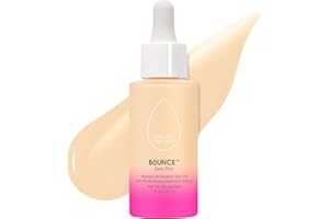 Beautyblender 12-Hour Always on Radiant Skin Tint, Breathable Serum Foundation Stays Put for All Day Long Wear, Infused with Hyaluronic Acid & Niacinamide, Light 1