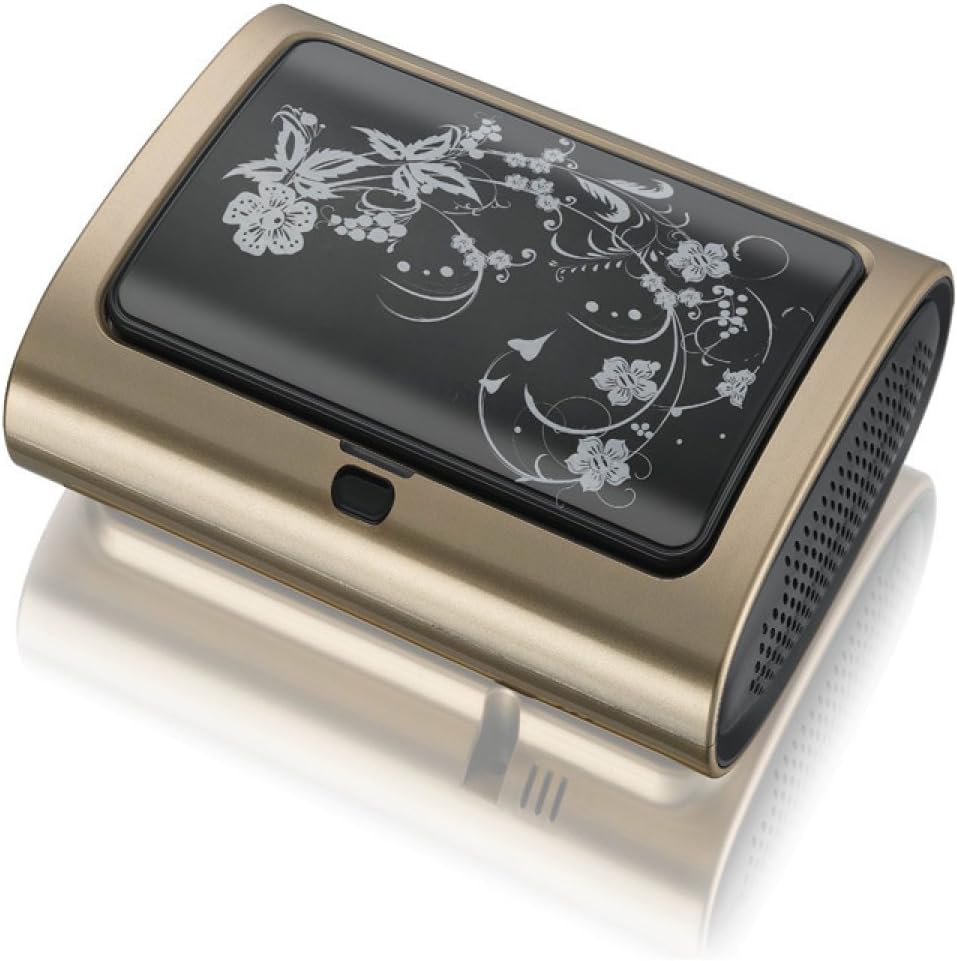 Cargo Air Purifier Oxygen Bar Anion HAPA Cold Catalyst Activated Carbon Sterilization Disinfection Dust Removal,Gold-185*150*45mm