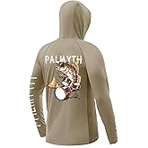 Palmyth Fishing Shirts for Men Long Sleeve UPF 50+ Sun Protection Hoodie