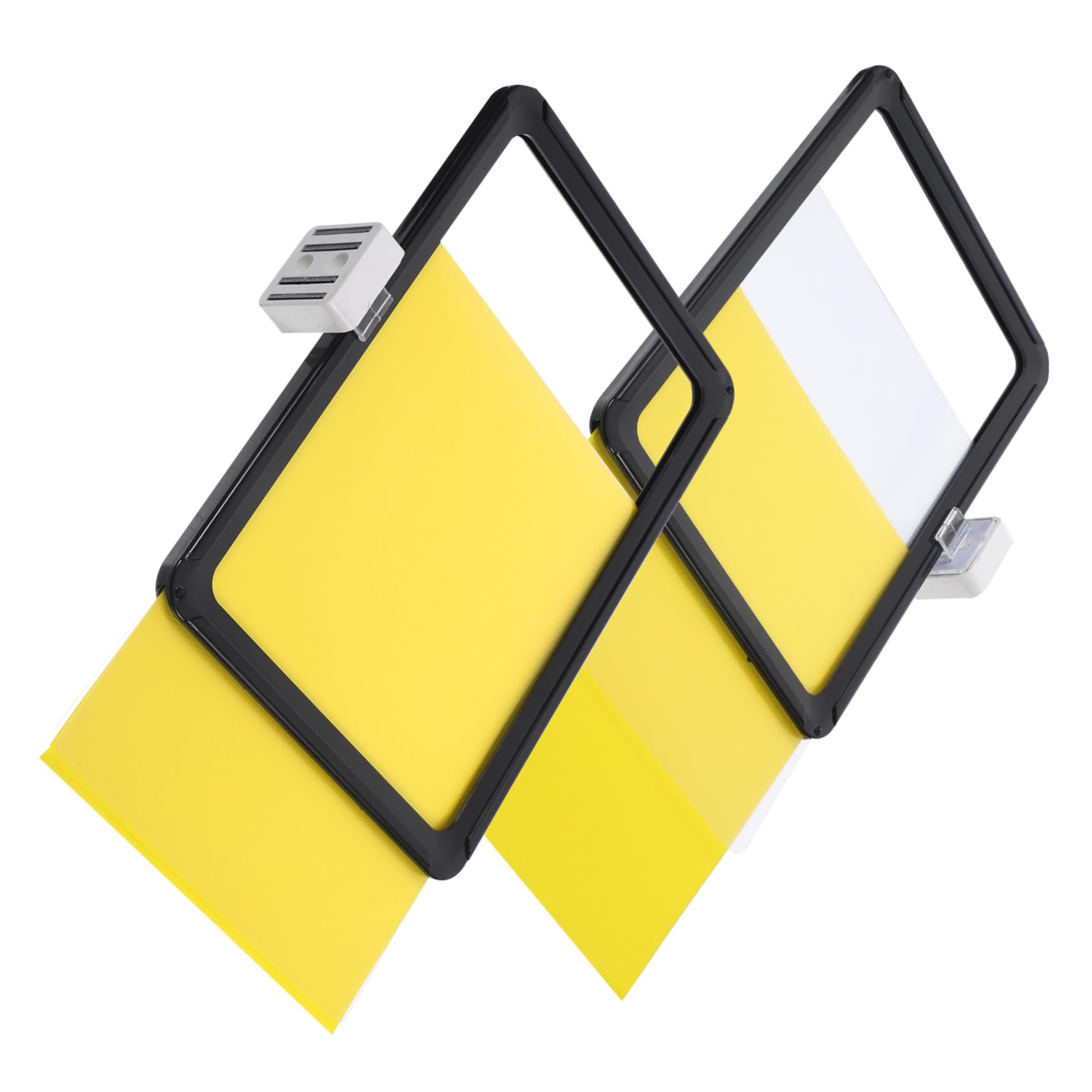 2pcs Shelf Identification Plate Magnet Commodity A5 Clothing Rack