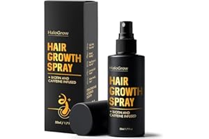 Halogrow Hair Growth Serum Spray for Women & Men – Biotin & Caffeine Hair Loss Treatment, Anti-Thinning Hair Regrowth Oil, Ad