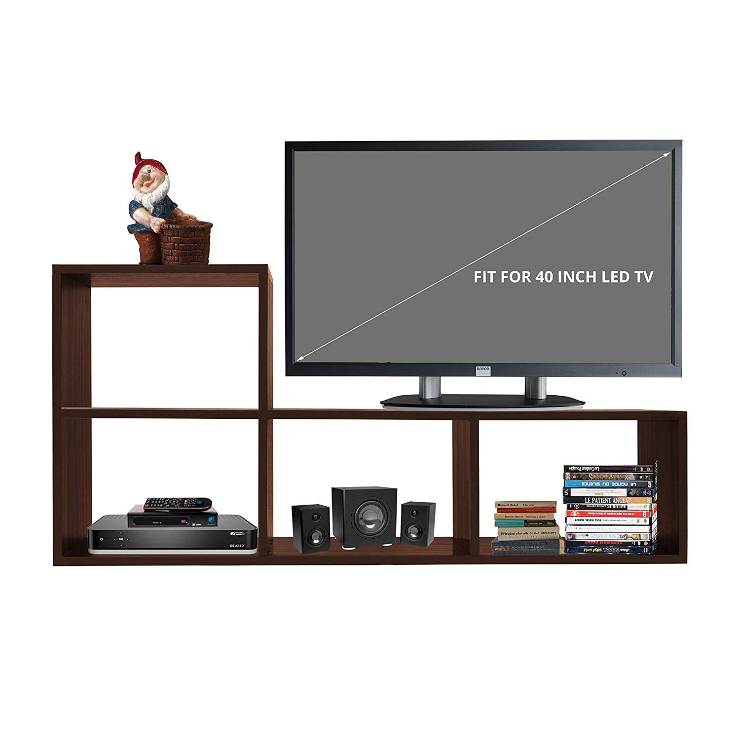 Buy Klaxon Engineered Wood, Matt Finish Deacon TV Unit/Display Storage