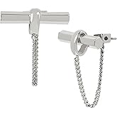 AllSaints Women's Toggle Bar Chain Earrings