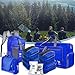Bago Lightweight Backpack. Water Resistant Collapsible Rucksack for Travel and Sports. Foldable and Packable Daypack for Adults, Men and Women, Teens and Children (DeepBlue)